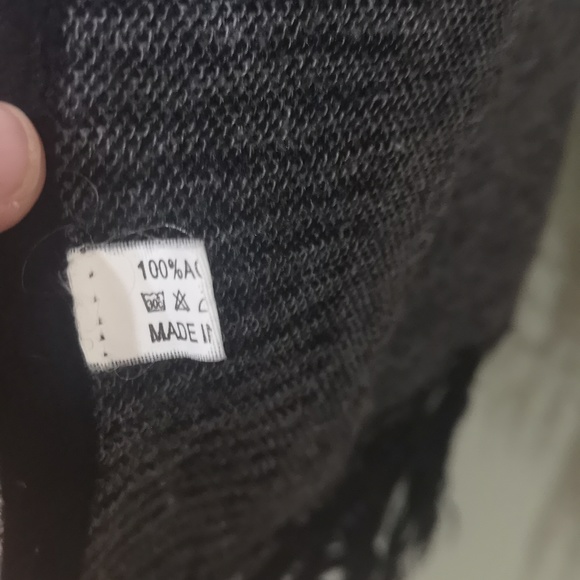 Jackson Rowe Boho Aztec Waterfall Lattice Fringe Open Knit Vest Sz S/M - Picture 8 of 9